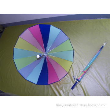 Paraply Custom 16 Bone Creative Automatic Rainbow Paraply